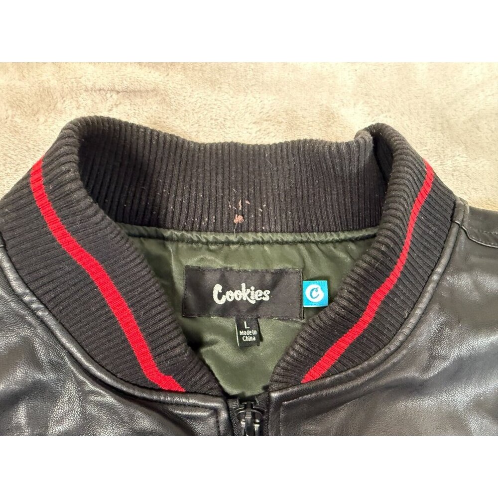 Cookies Color Block Tri-Color Zip Front Hooded Wi… - image 7